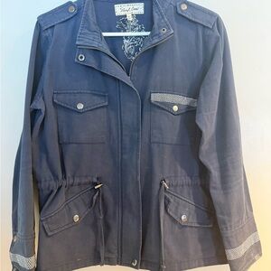 Sheryl Crow Navy Utility Jacket